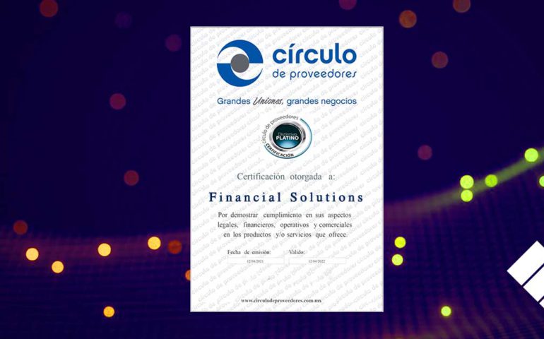 Círculo proveedores Financial Solutions
