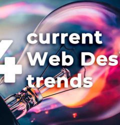 4 current Web Design trends