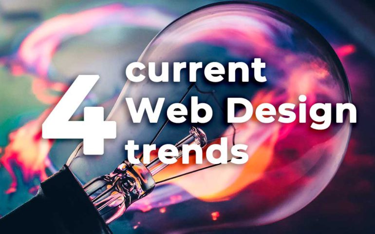 4 current Web Design trends